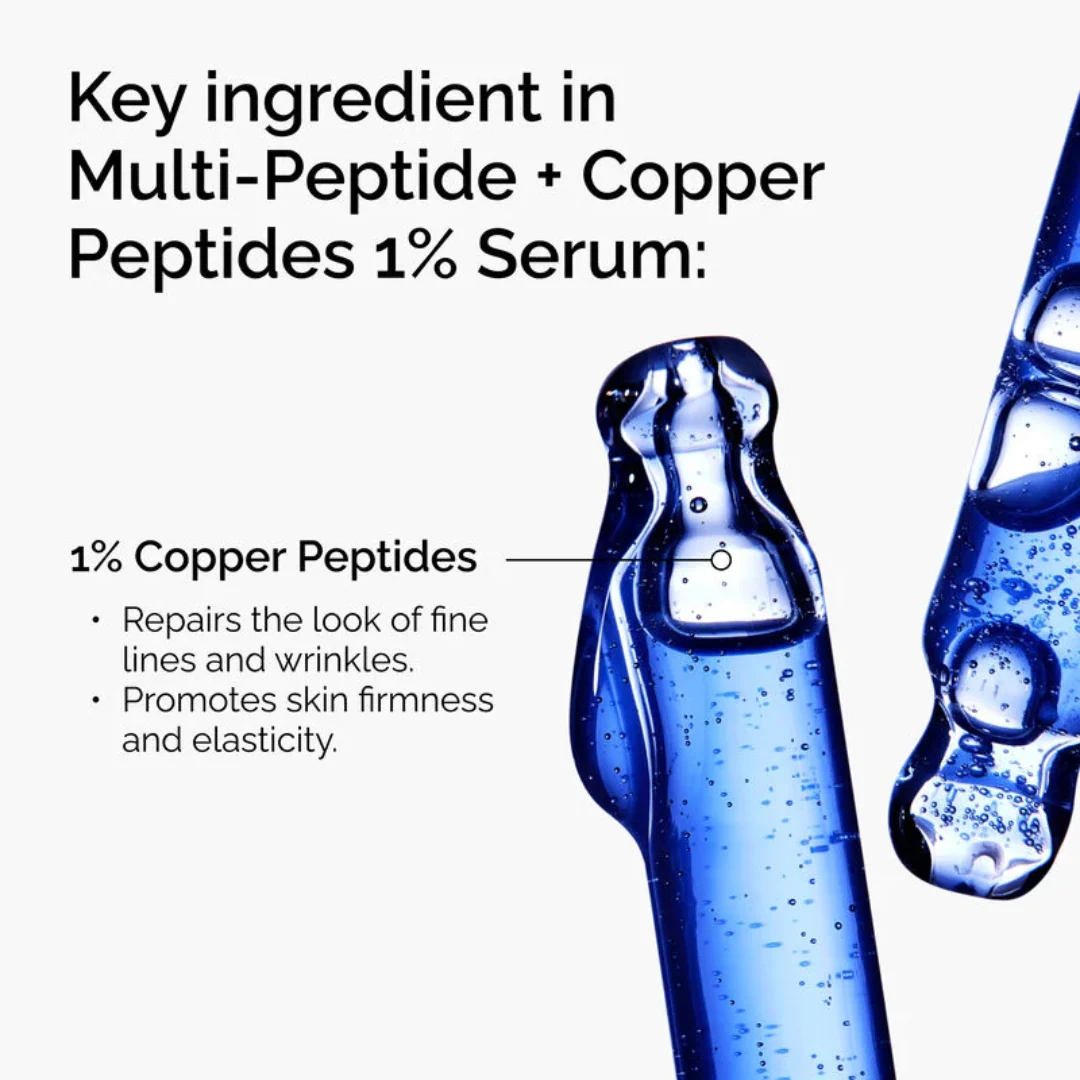 The Ordinary Multi-Peptide + Copper Peptides 1% Serum For Wrinkles And Skin Elasticity - Image 4