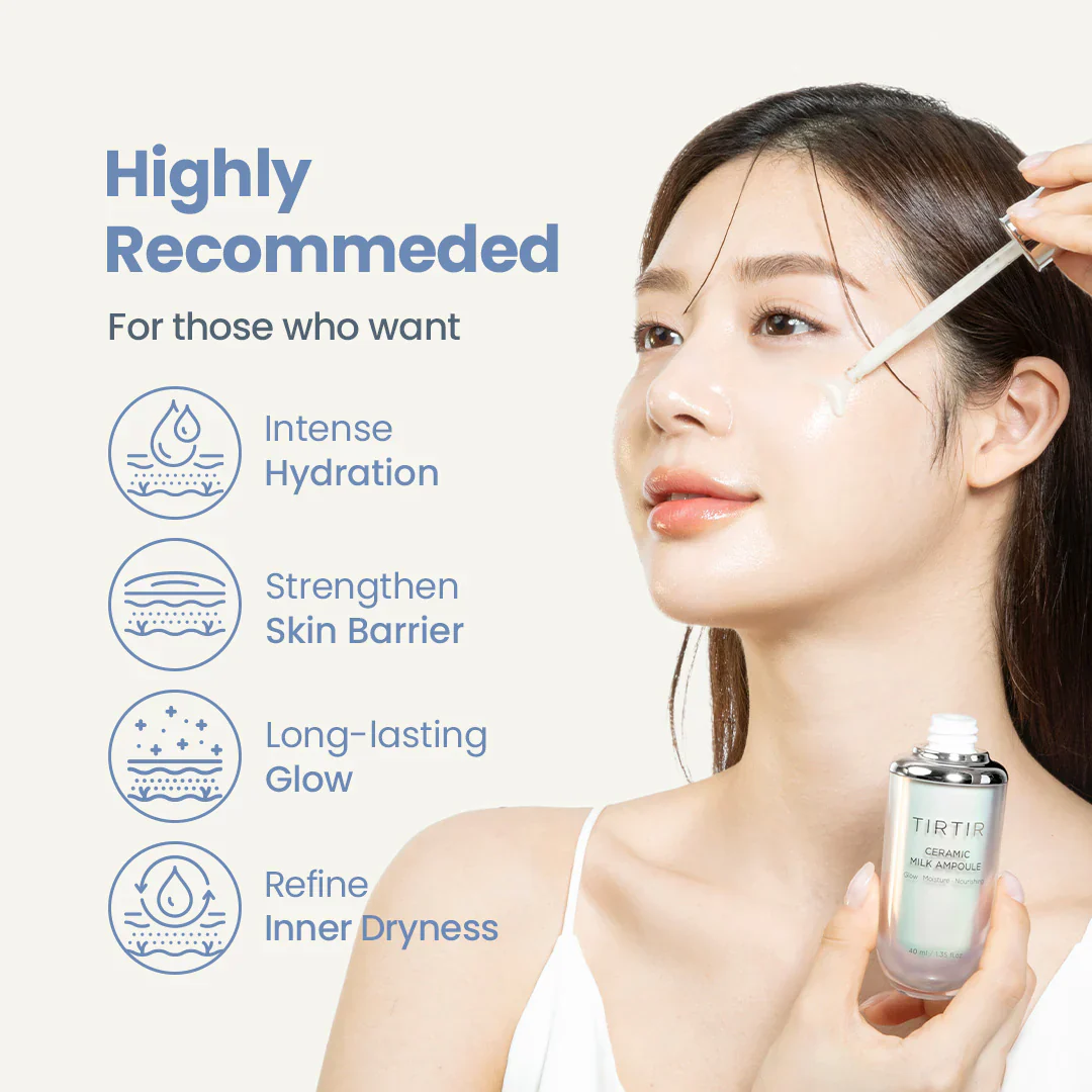 Tirtir Ceramic Milk Ampoule Hydrating Serum - Image 5