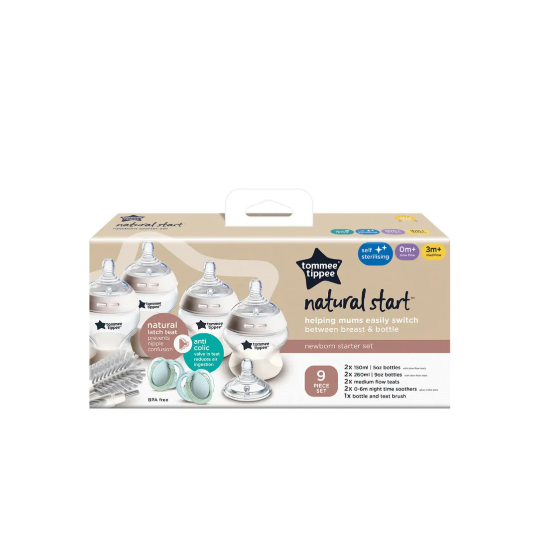 Tommee Tippee Decorated Newborn Starter Set Slow And Medium Flow - Image 2