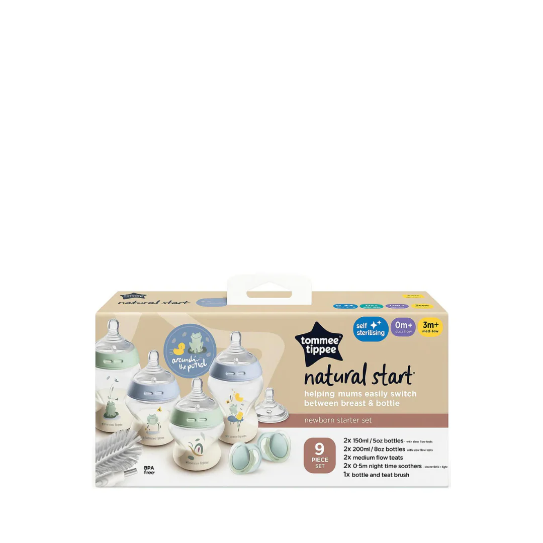 Tommee Tippee Starter Bottle Kit Blue Anti Reflux