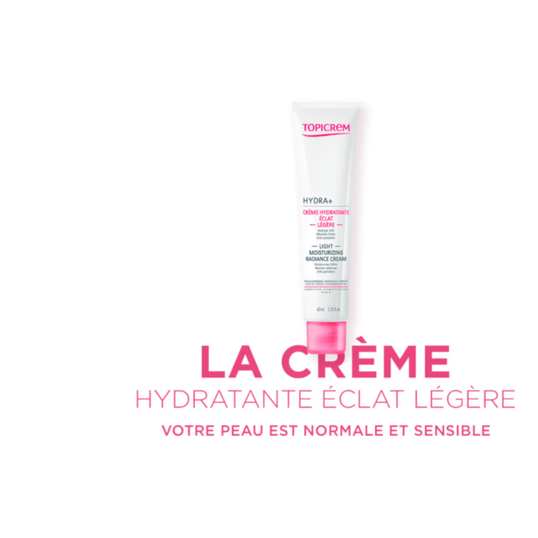 Topicrem Hydra+ Light Moisturizing Radiance Cream 40ml - Image 3