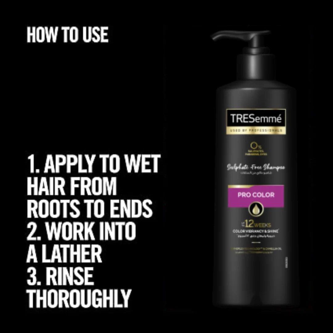 Tresemme Shampoo Pro Color Sulphate Free 250ml - Image 2