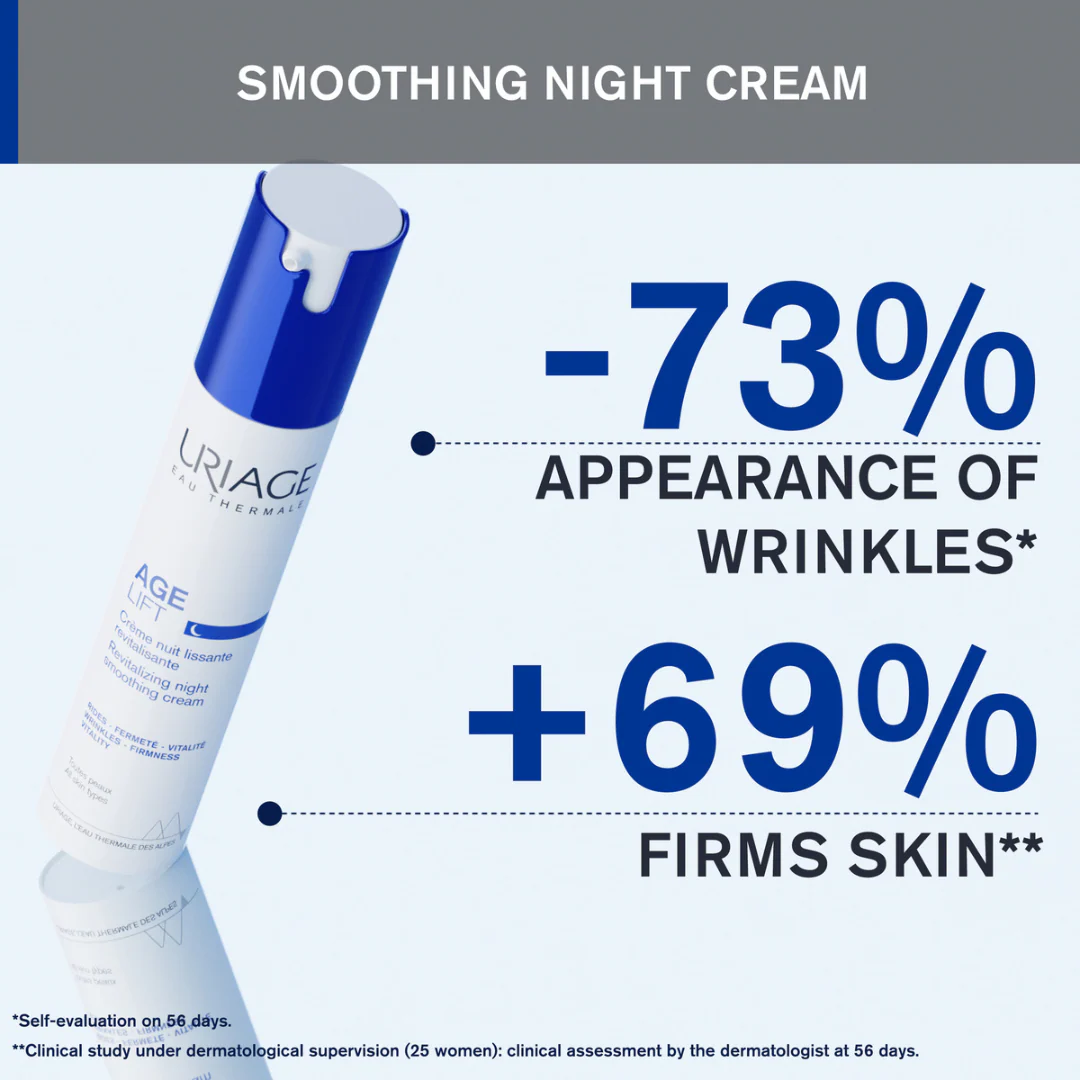 Uriage Age Lift Revitalizing Night Smoothing Cream 40ml - Image 4