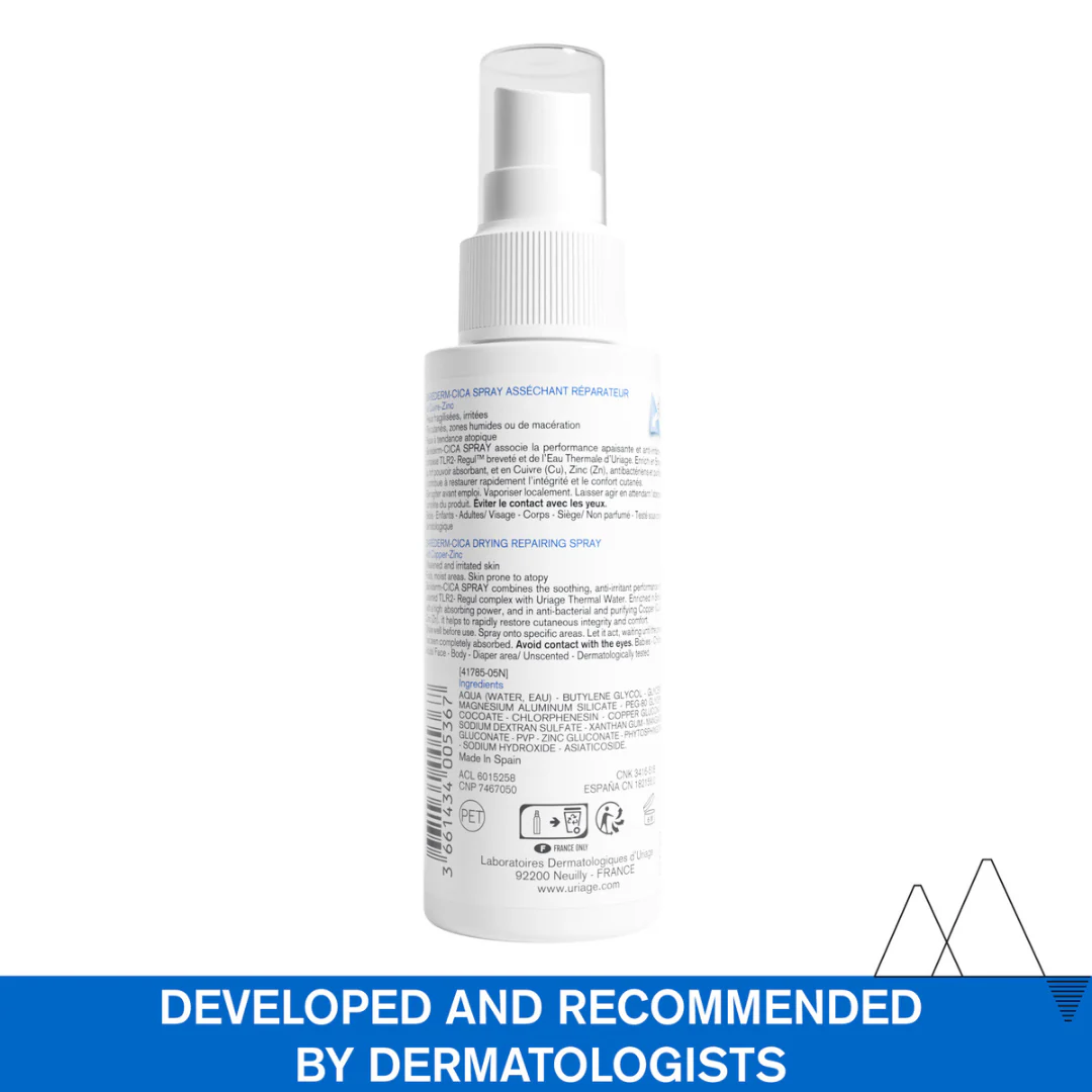 Uriage Bariederm Cica-Spray Drying Repairing Spray 100ml - Image 2