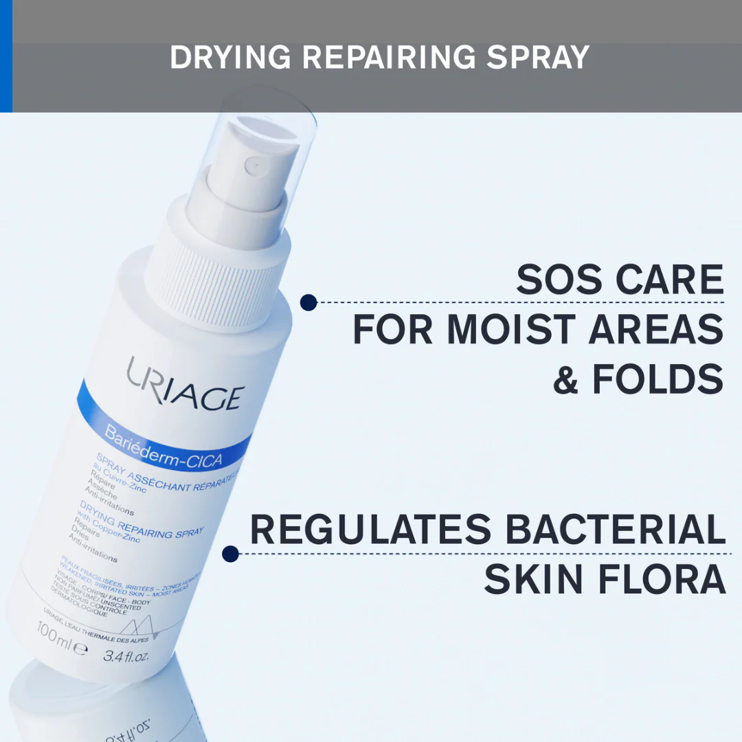 Uriage Bariederm Cica-Spray Drying Repairing Spray 100ml - Image 4