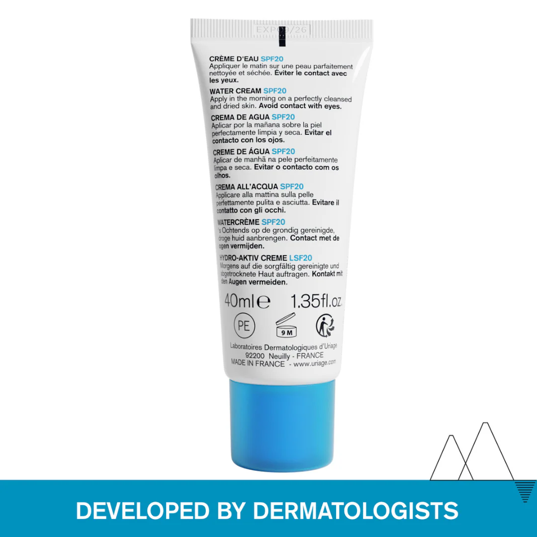 Uriage Eau Thermale Light Water Moisturizing Cream SPF20 - Image 2