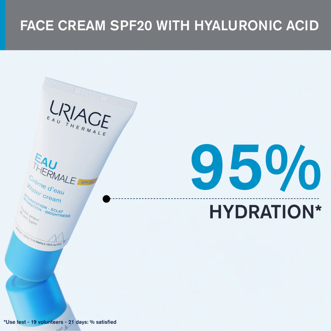 Uriage Eau Thermale Light Water Moisturizing Cream SPF20 - Image 4
