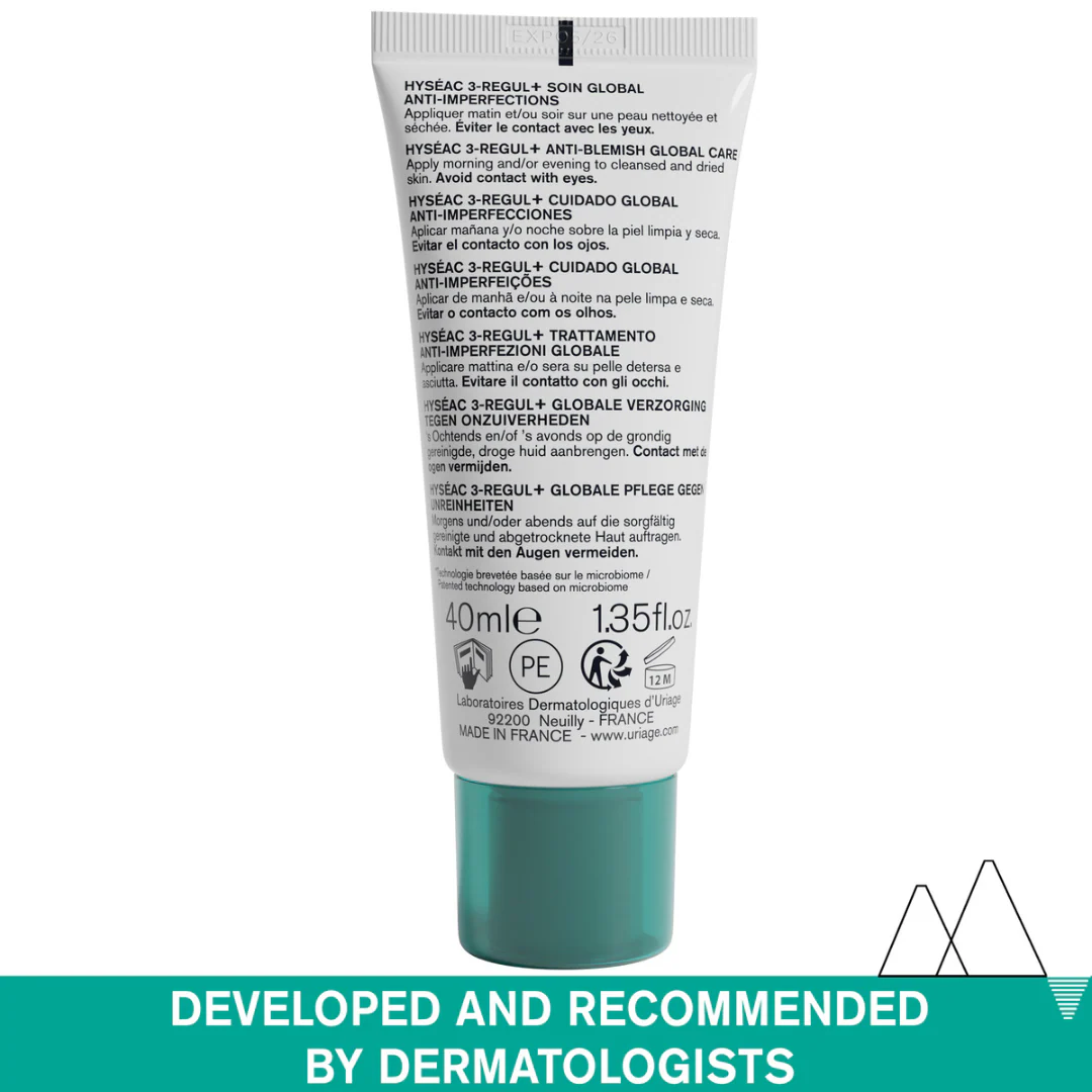 Uriage Hyséac 3-Regul + Anti-Blemish Global Care 40 ml - Image 2