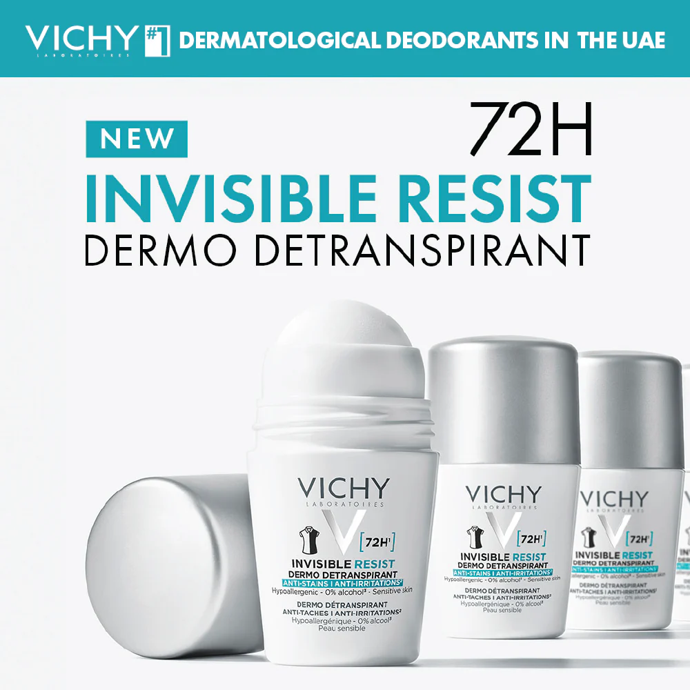 Vichy 72 Hours Invisible Resist Deodorant for Women 50ml - Image 2