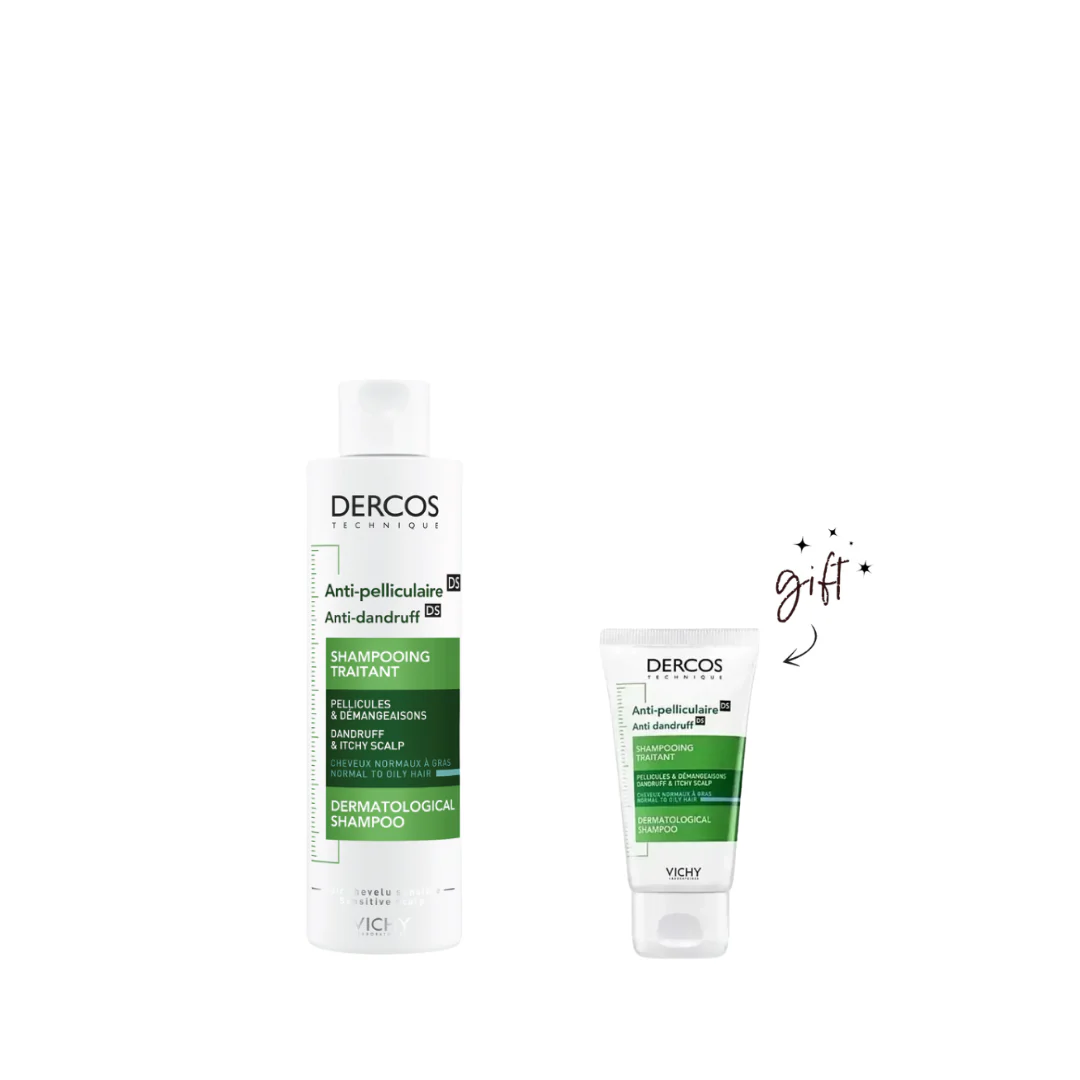 Vichy Dercos Anti Dandruff Shampoo + Mini Shampoo Bundle