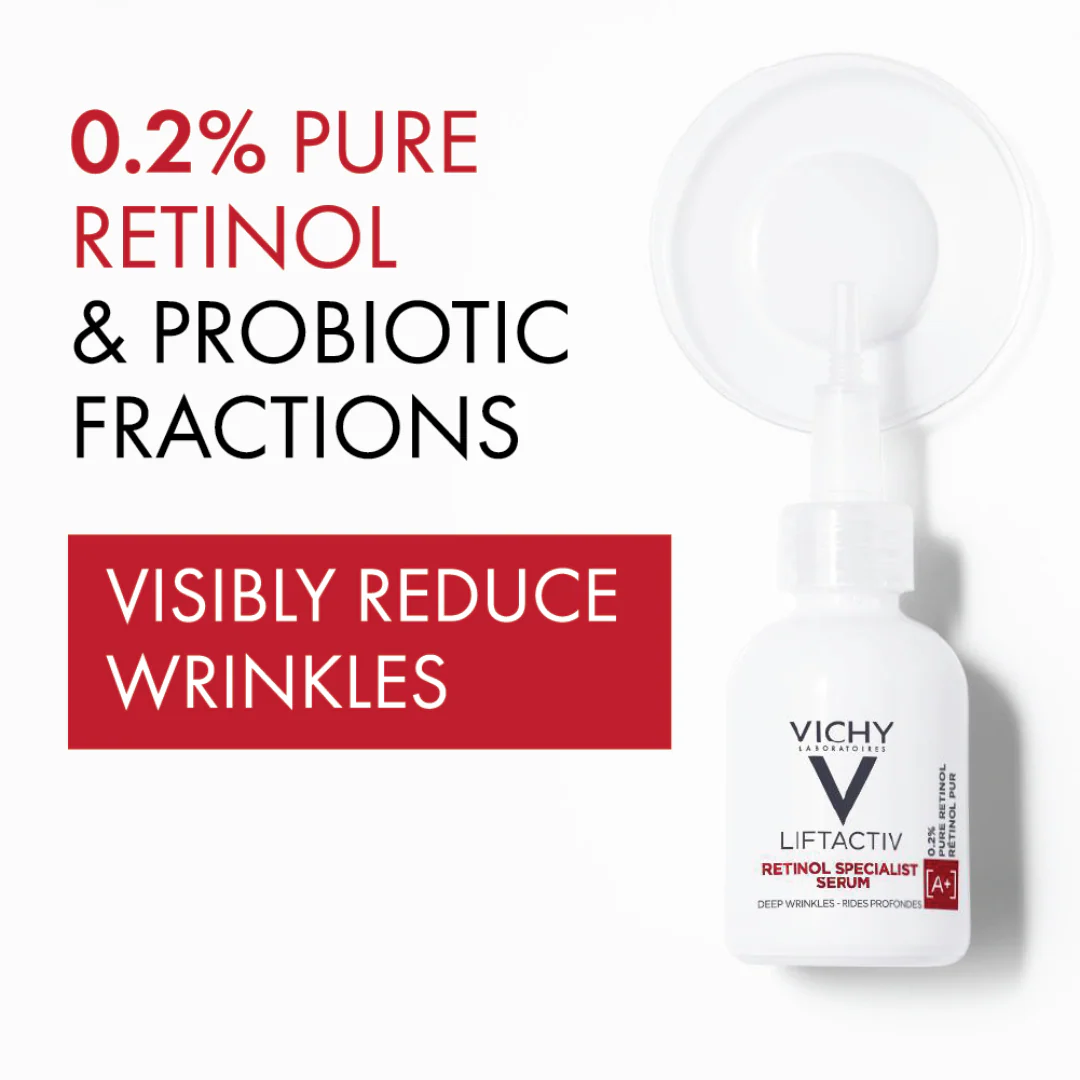 Vichy LiftActiv Retinol Specialist Deep Wrinkle And Anti-Aging Serum 30ml - Image 2