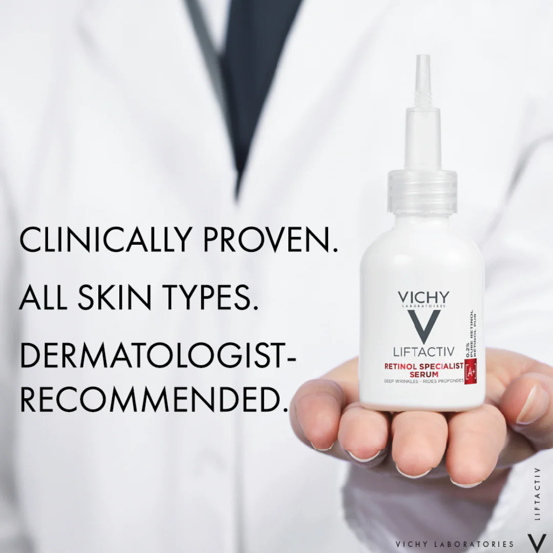 Vichy LiftActiv Retinol Specialist Deep Wrinkle And Anti-Aging Serum 30ml - Image 5
