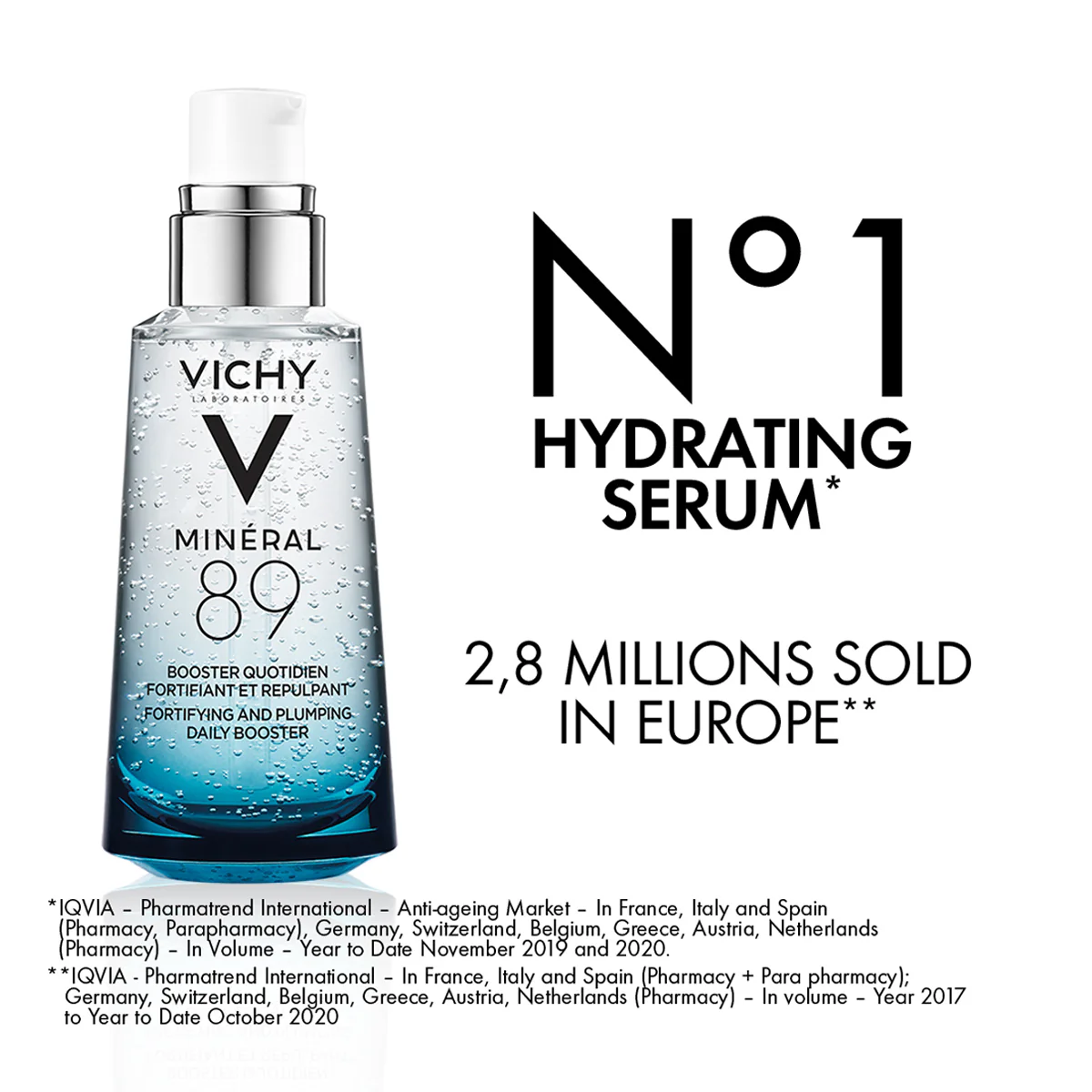 Vichy Mineral 89 Hyaluronic Acid Serum for All Skin Types 50ml - Image 5