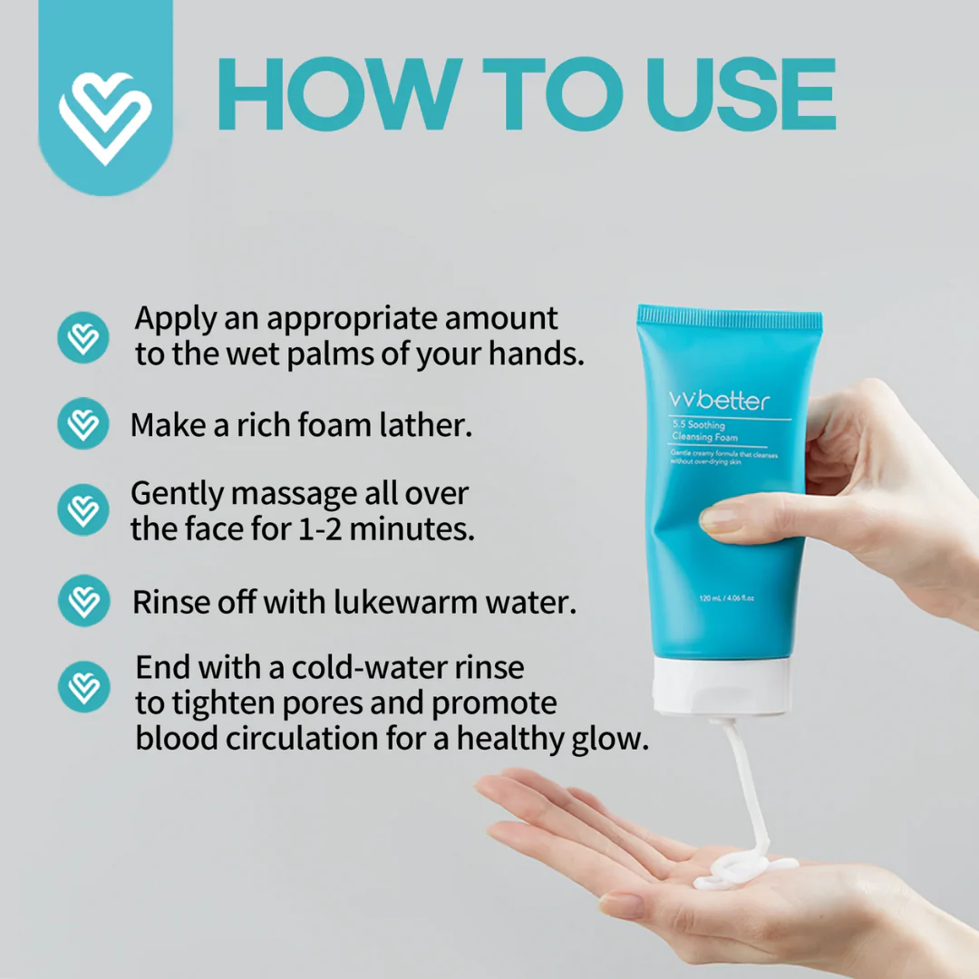 VVBetter 5.5 Soothing Cleansing Foam - Image 6