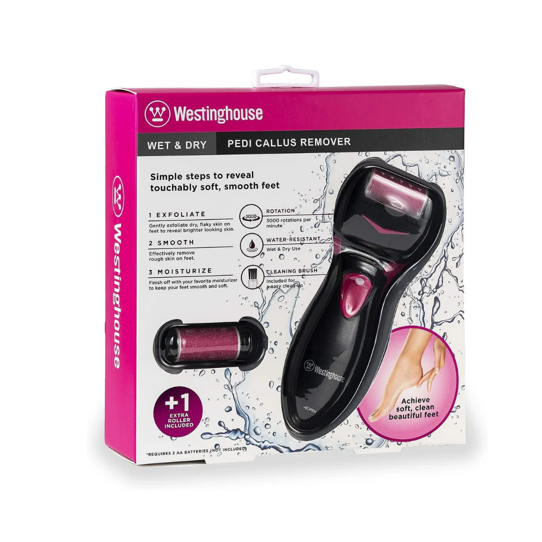 Westinghouse Electric Pedi Callus Remover Foot Scrubber - Image 3