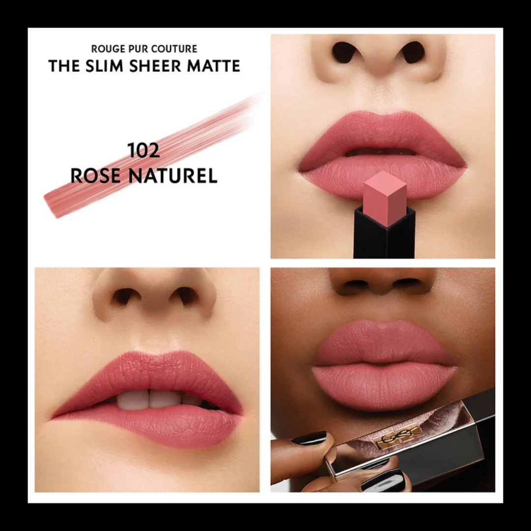 Yves Saint Laurent Rouge Pur Couture The Slim Sheer Matte Lipstick - Image 4