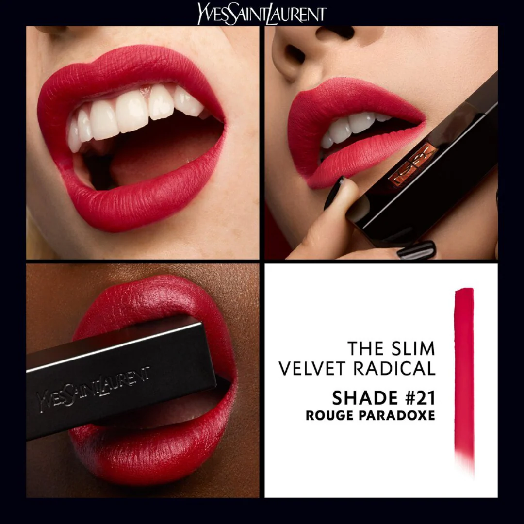Yves Saint Laurent Rouge Pur Couture The Slim Velvet Radical Lipstick - Image 2