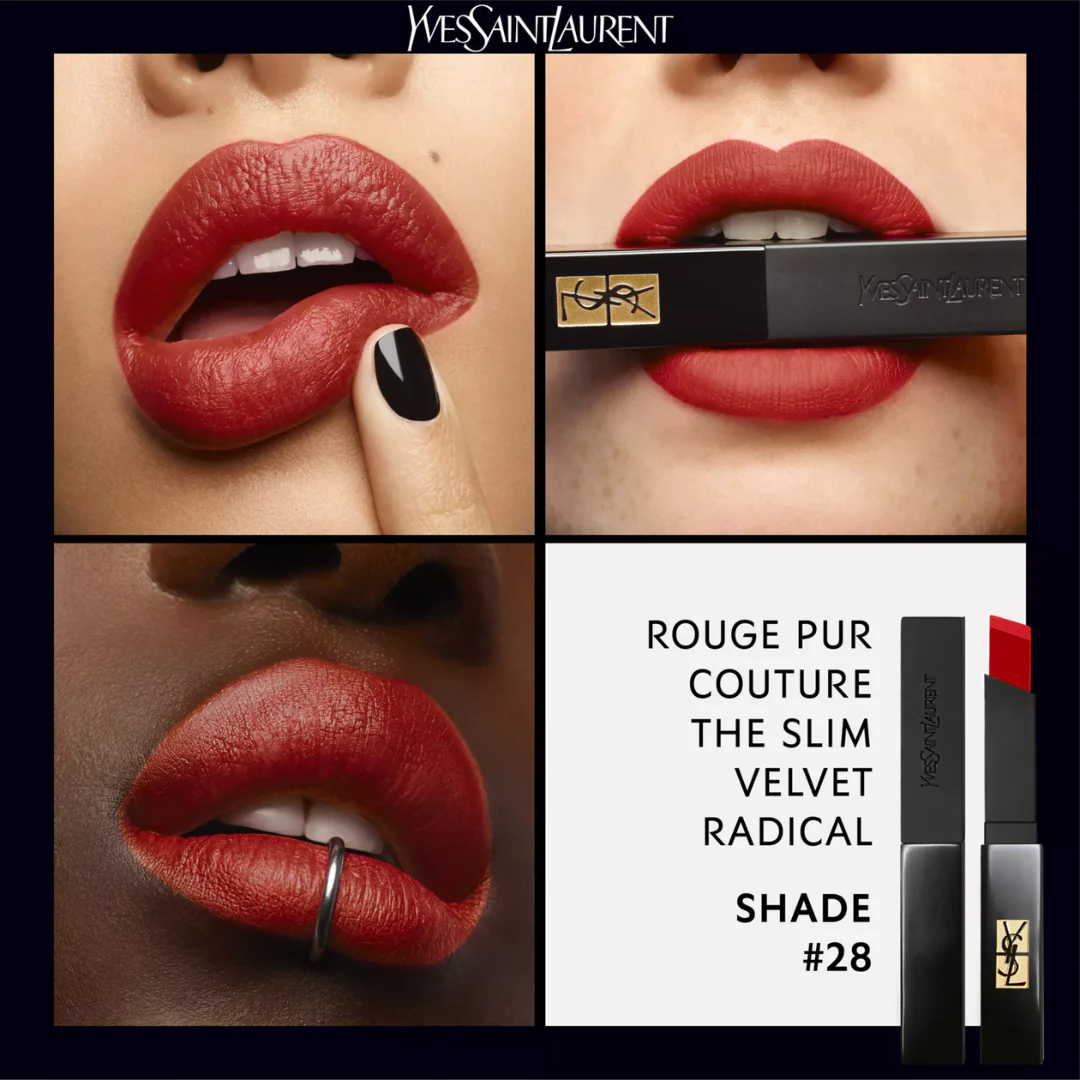 Yves Saint Laurent Rouge Pur Couture The Slim Velvet Radical Lipstick - Image 4
