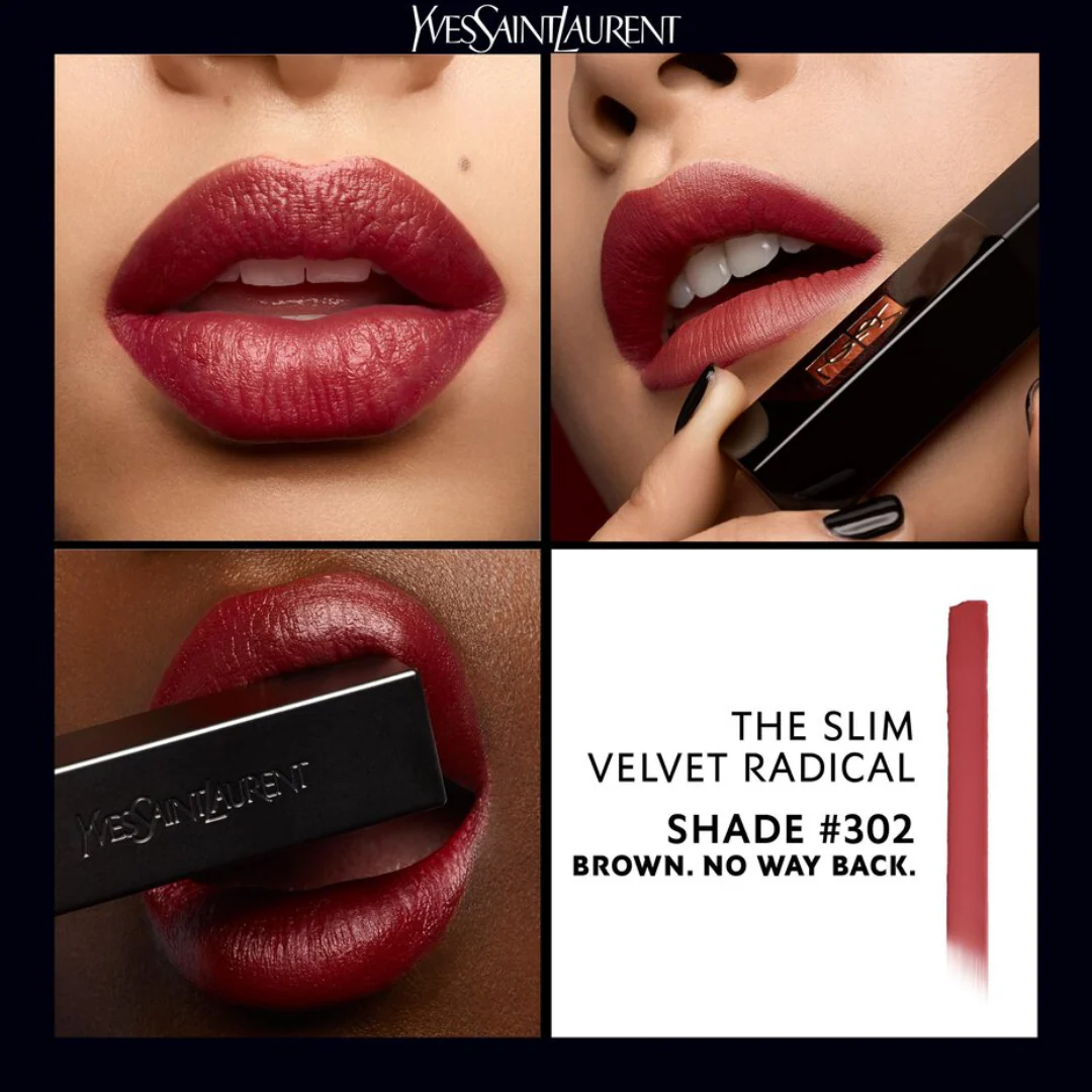 Yves Saint Laurent Rouge Pur Couture The Slim Velvet Radical Lipstick - Image 8